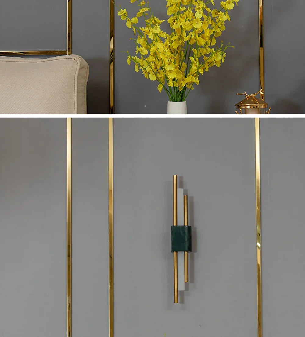 Modern Luxe Marmeren LED Wandlamp - wandlamp