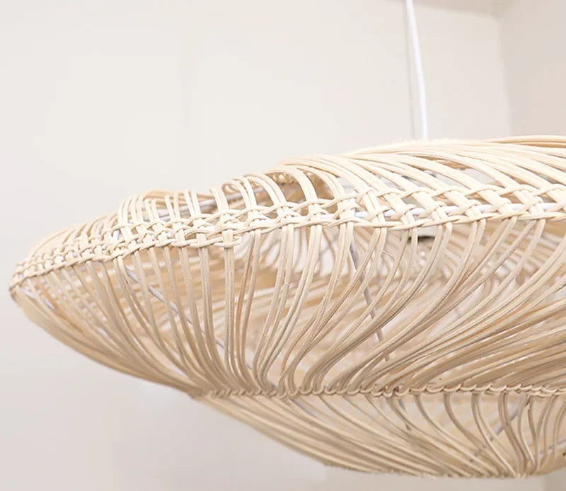 ZenRattan – Japanse Wabi-Sabi LED Hanglamp - plafondlamp - verlicht