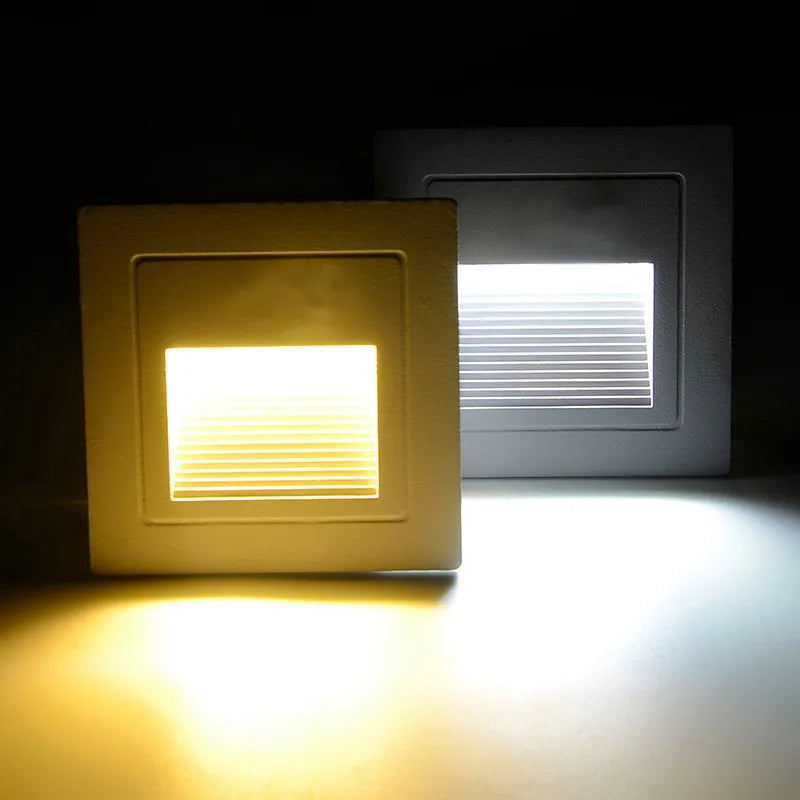 LumoStep Pro – 3W LED Ingebouwde Buiten Wandlamp - wandlamp - verlicht