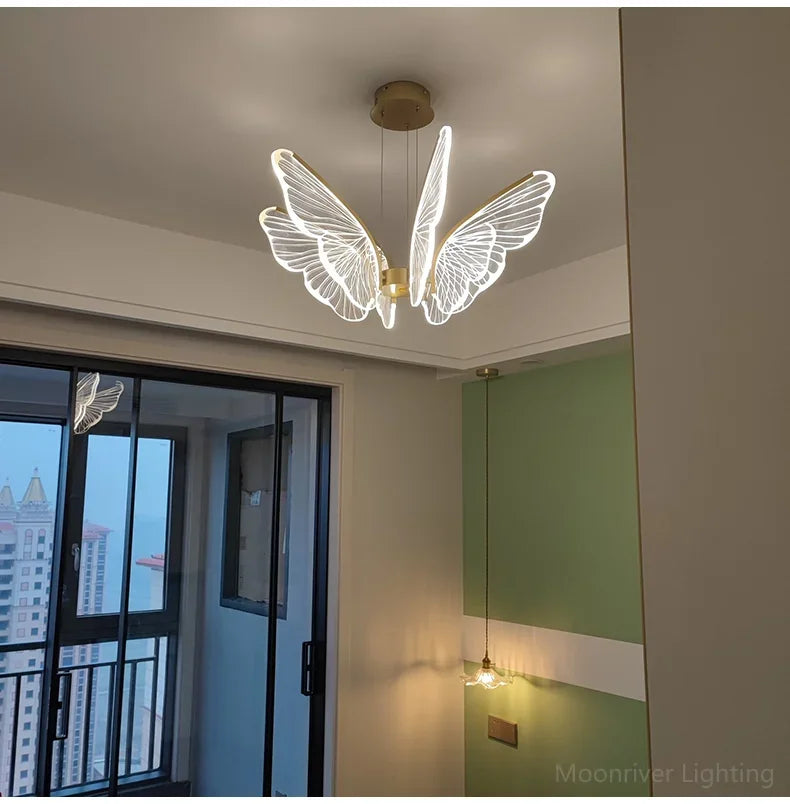 Moonriver LED Vlinder Hanglamp - hanglampen - in de kamer