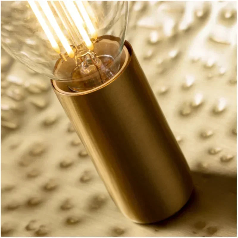 ZenLotus Gouden Lotusblad Kroonluchter - hanglampen - zijaanzicht