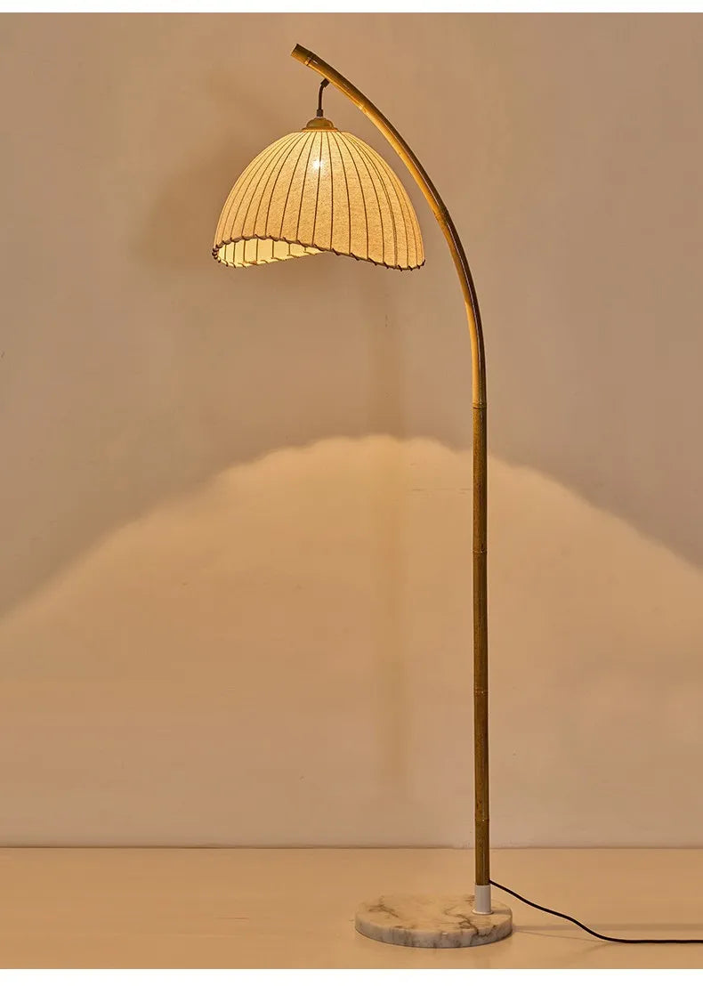 ZenGlow Wabi-Sabi LED Vloerlamp – Scandinavisch Minimalisme & Japans Design voor een Rustgevende Sfeer - vloerlampen - verlic