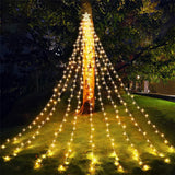LumiCascade Christmas Waterfall LED Starlight – 350 LEDs