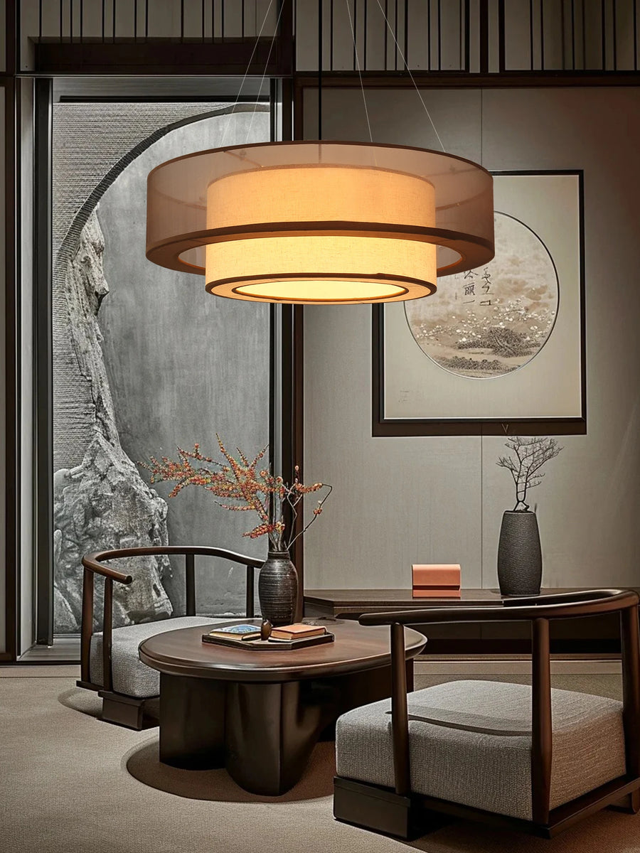 Luxurious “SilkAura Modern Pendant Lamp”