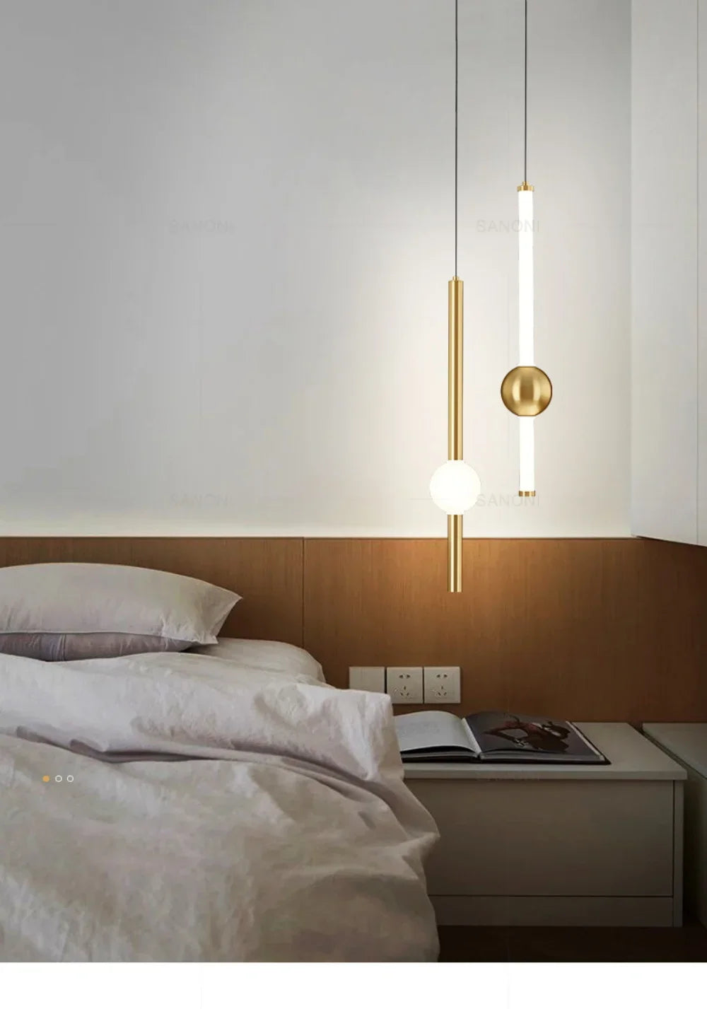 Lumenis Geometrische LED Hanglamp - hanglampen - close-up