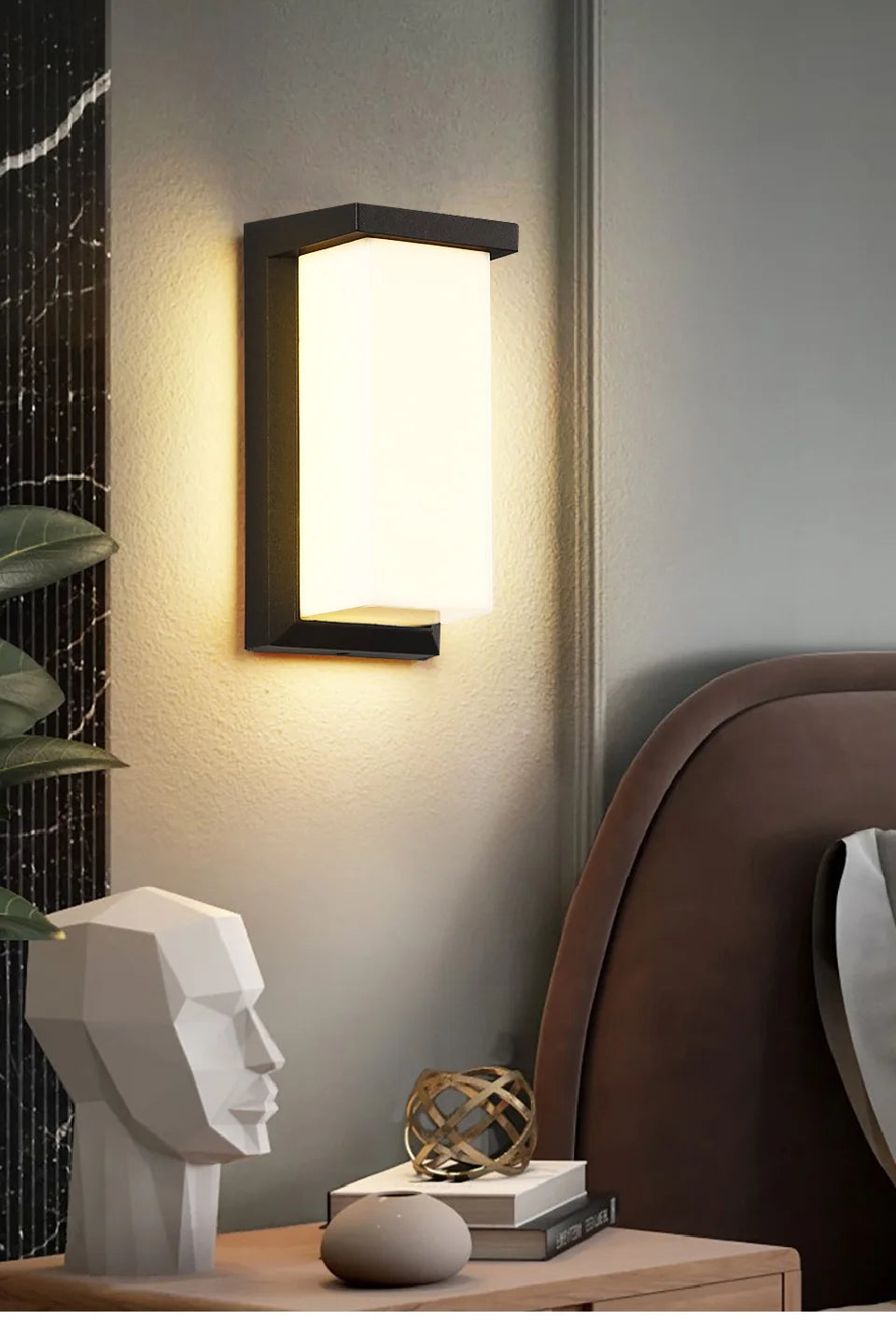 SENSOLUX Radar Sensor LED Wandlamp - wandlamp - close-up