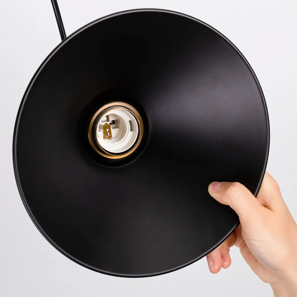 IronGlow Vintage LED Hanglamp – Retro Industriële Verlichting voor Keuken & Woonruimte - hanglampen - zijaanzicht