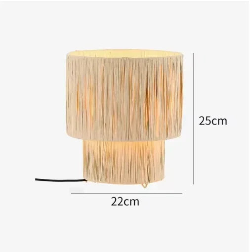 ZENLUMI Japanese Wicker Pendant Lamp