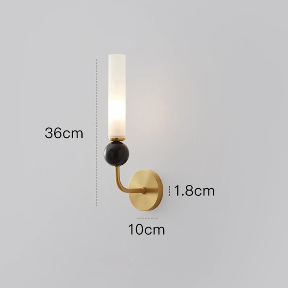 Luxe Moderne Wandlamp “Aurum Glow” - wandlamp - detail