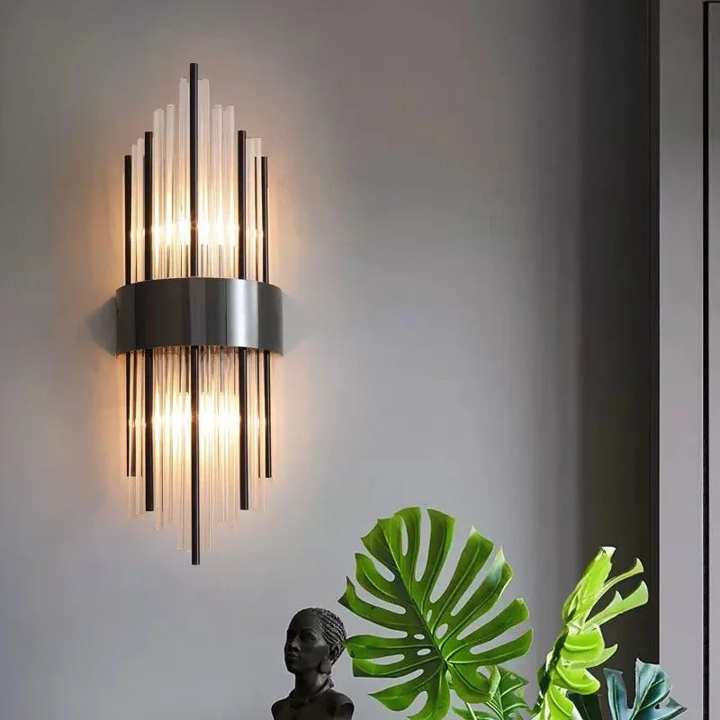 AuriLux Nordic Crystal Wall Lamp 