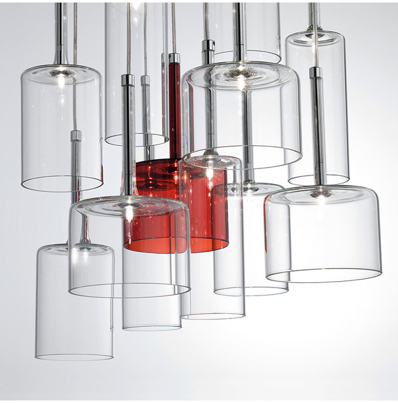 LuceVetro Eleganza – Italiaanse Minimalistische Design Hanglamp - hanglampen - gemonteerd