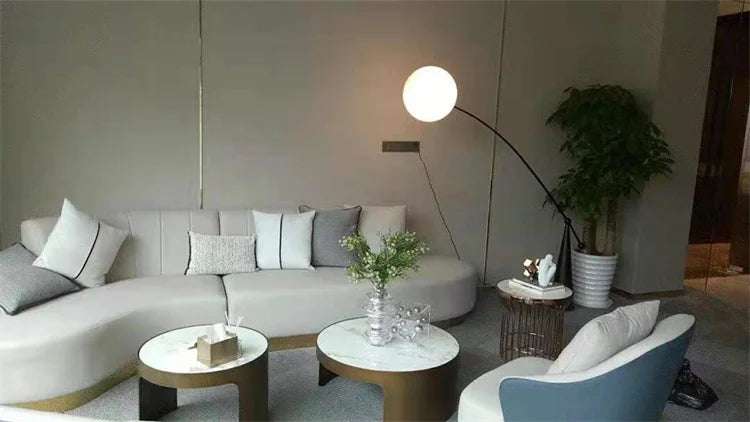 LumiGlow – Moderne Decoratieve Vloerlamp met Dimbare LED - vloerlampen - gemonteerd