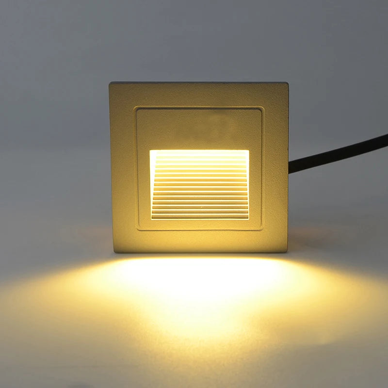 LumoStep Pro – 3W LED Ingebouwde Buiten Wandlamp - wandlamp - afmetingen