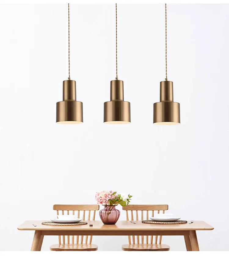 AuroraNord Goudgeplateerde Nordic Hanglamp - wandlamp - sfeerbeeld