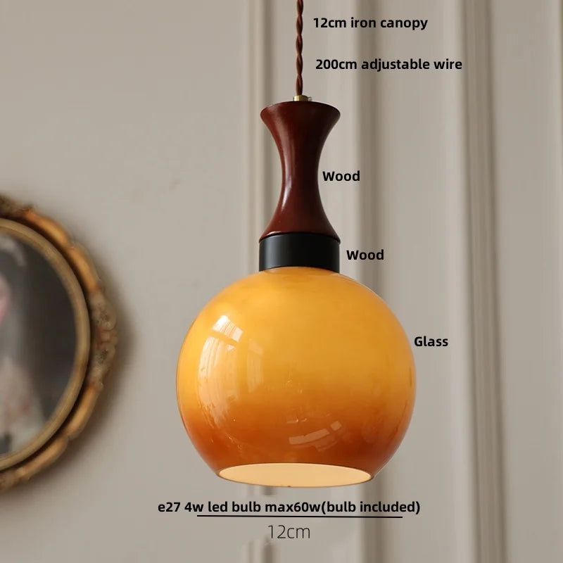 AmberGlow Vintage LED Pendant Lamp