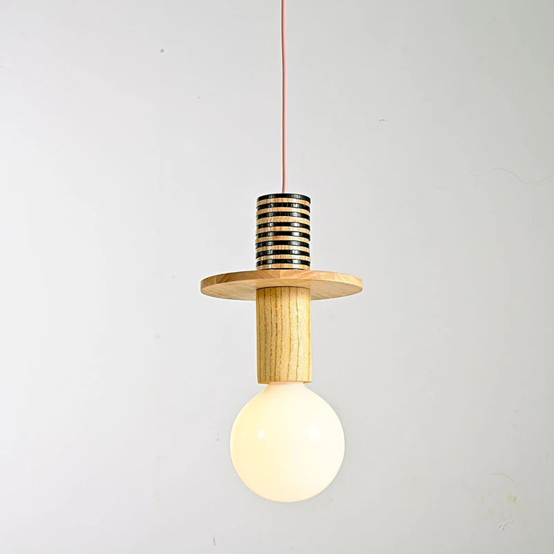 Nordic Wooden Glow - plafondlamp - afmetingen