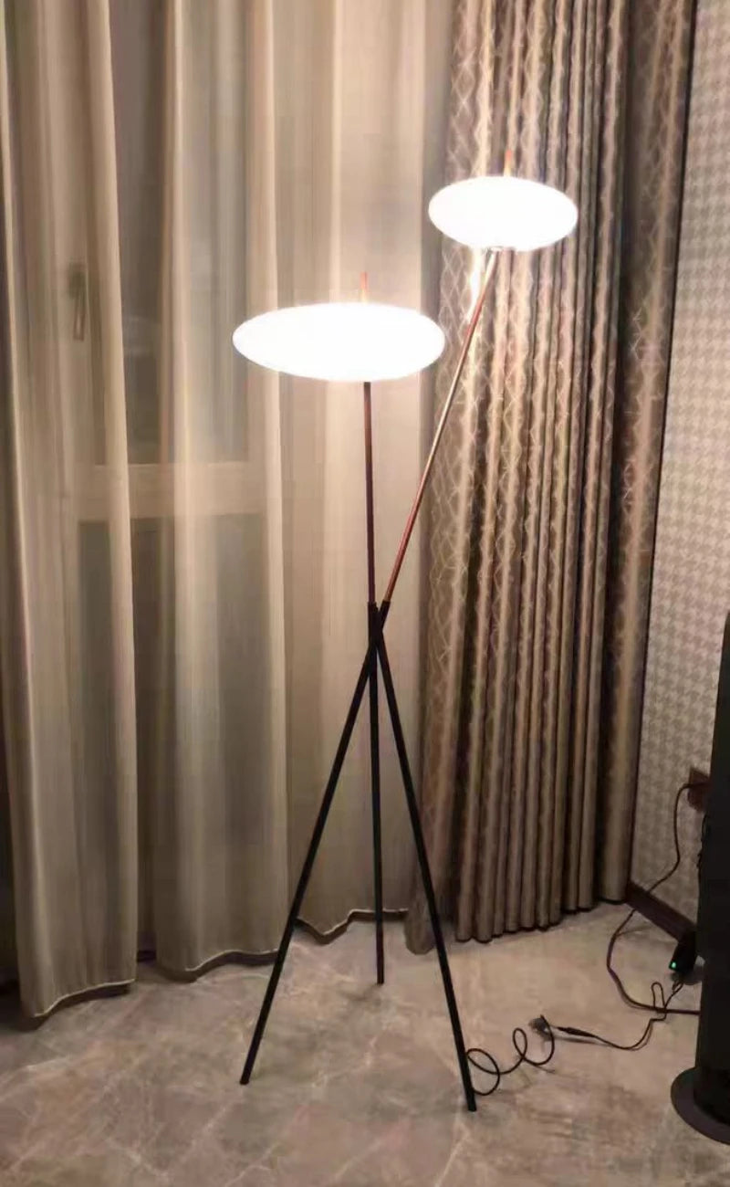 Nordic Luxe Design Vloerlamp – Stijlvolle LED Staande Lamp voor Woonkamer, Eetkamer & Slaapkamer - vloerlamp - gemonteerd