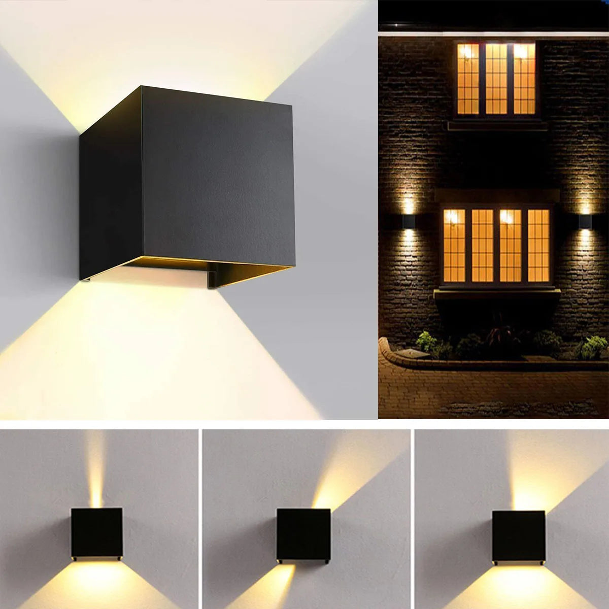 LUMICUBE LED Wandlampen Set (4 stuks) - wandlamp - sfeerbeeld