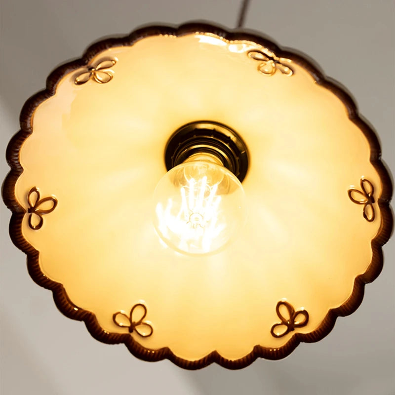 AuroraVerde Donkergroene Keramische Hanglamp - hanglampen