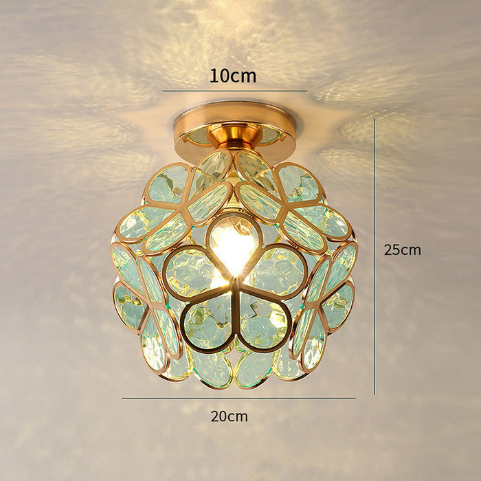 Design Bloemen Stijl Glazen Hal Plafondlamp - plafondlamp - afmetingen