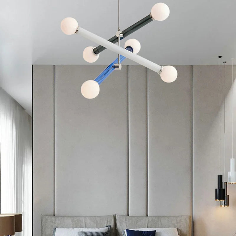 ArtGlow Moderne Kleurrijke Kroonluchter - hanglampen - in de kamer