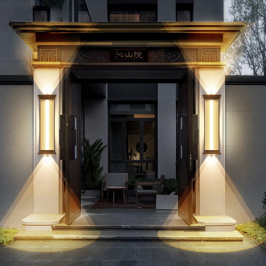 SteelLux LED Buitenlamp – Waterdichte RVS Wandlamp voor Tuin - buitenverlichting - in de kamer