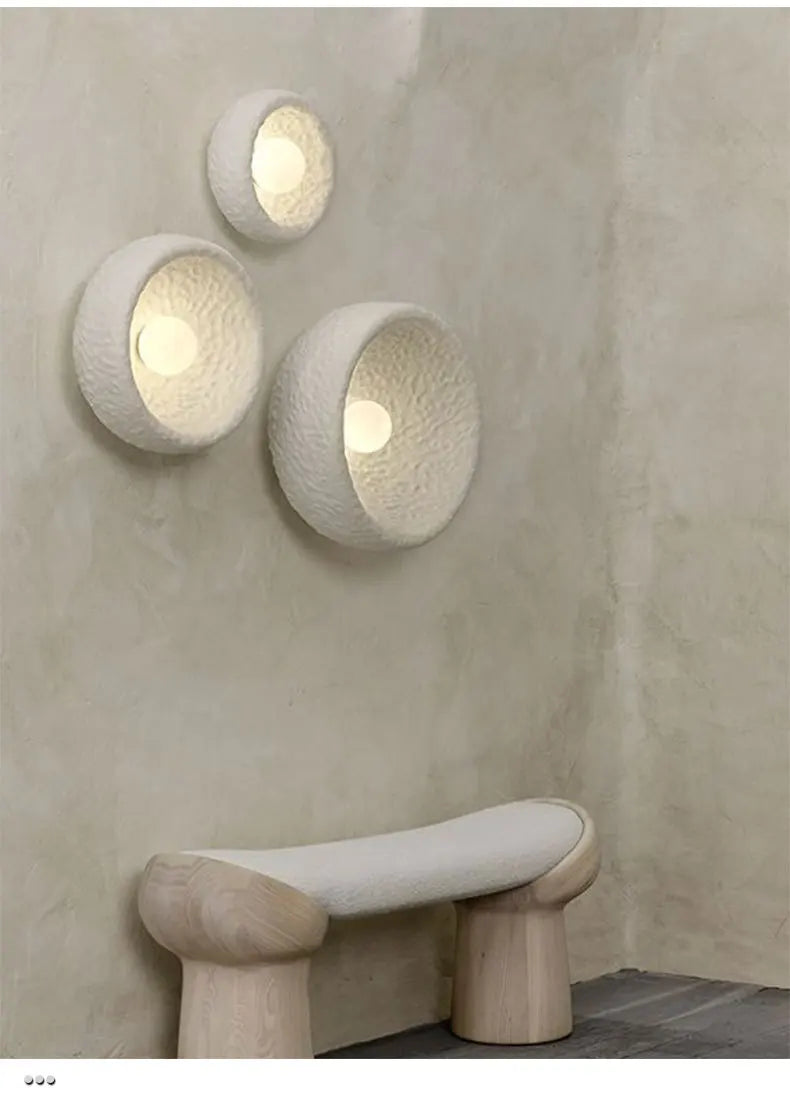 SabiGlow Retro Wabi-Sabi LED Wandlamp - wandlamp - verlicht