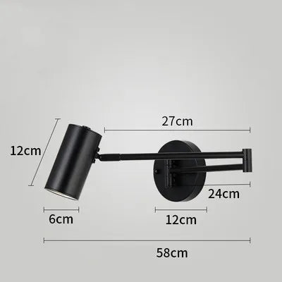 LUXARM Verstelbare Wandlamp met Lange Arm - wandlamp