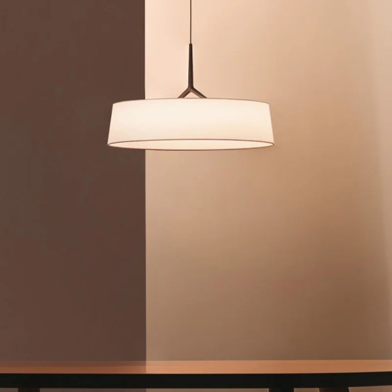 CircoLuce: Moderne Minimalistische LED Hanglamp van Stof - hanglampen - close-up