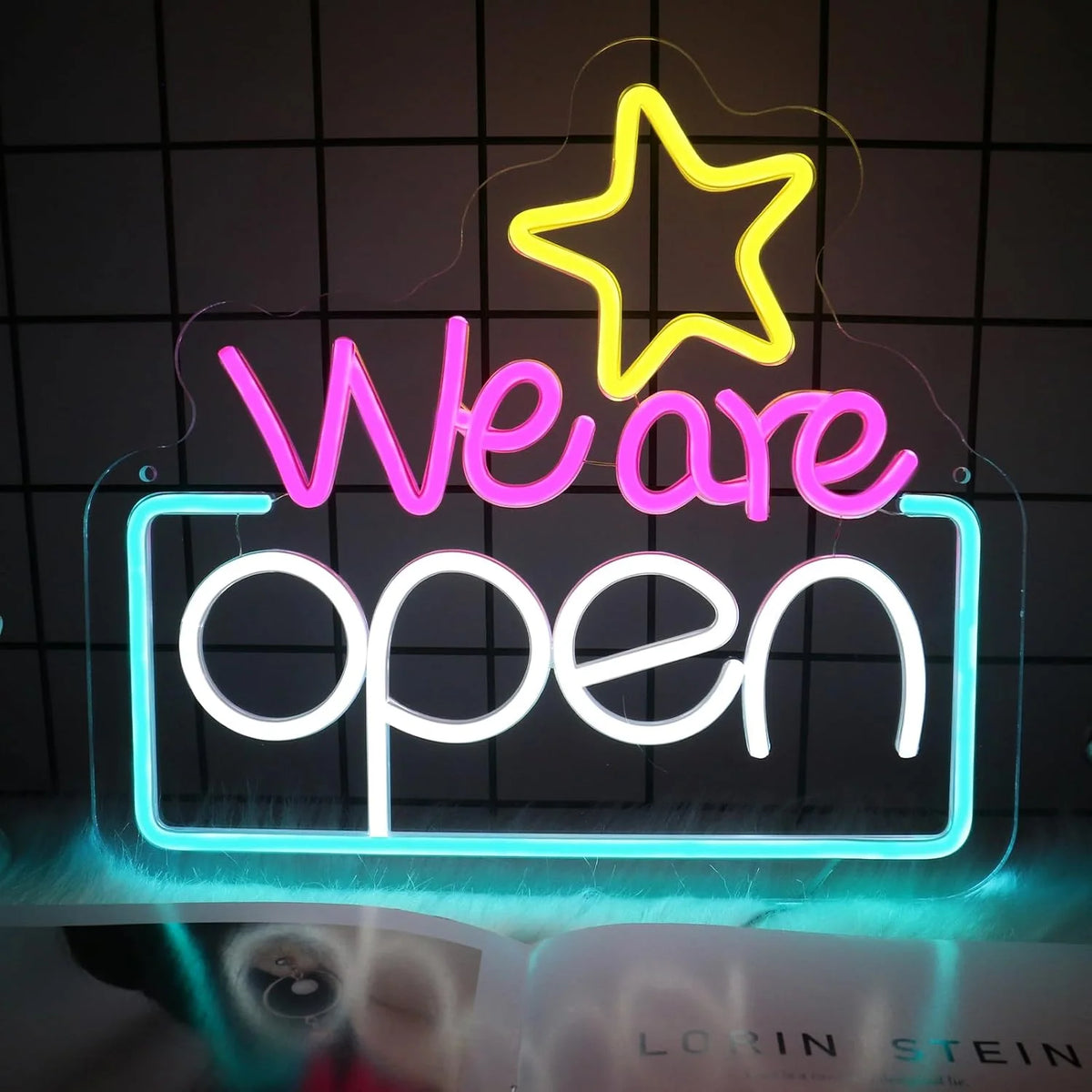 MagicLume Veelzijdig Neon Bord - wandlamp - zijaanzicht