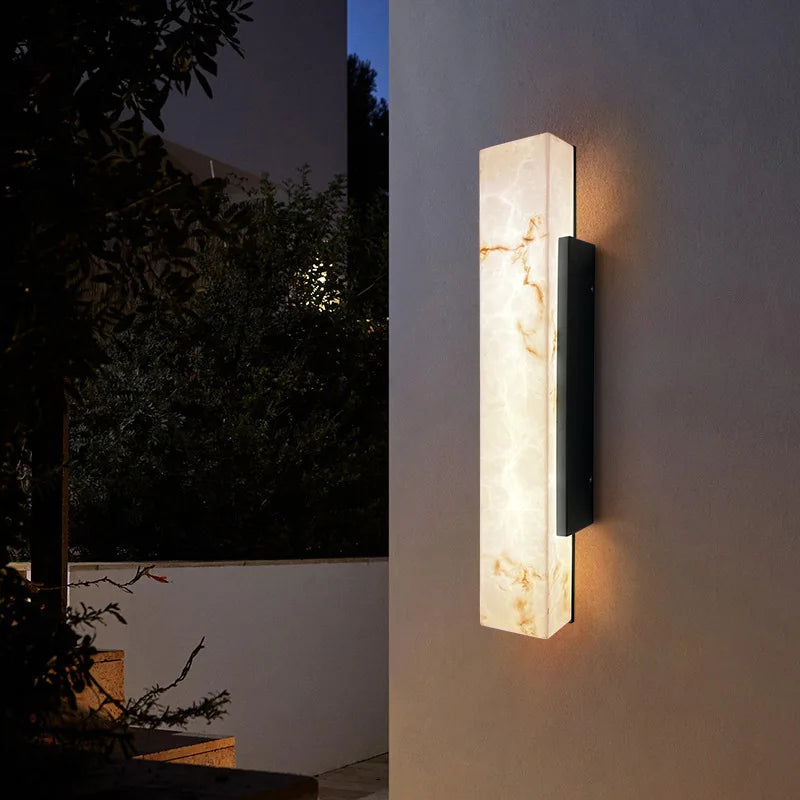 SOLMAR Marmeren LED Wandlamp - buitenverlichting - in de kamer