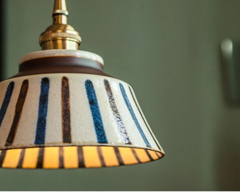AuroraVerde Donkergroene Keramische Hanglamp - hanglampen - materiaaldetail