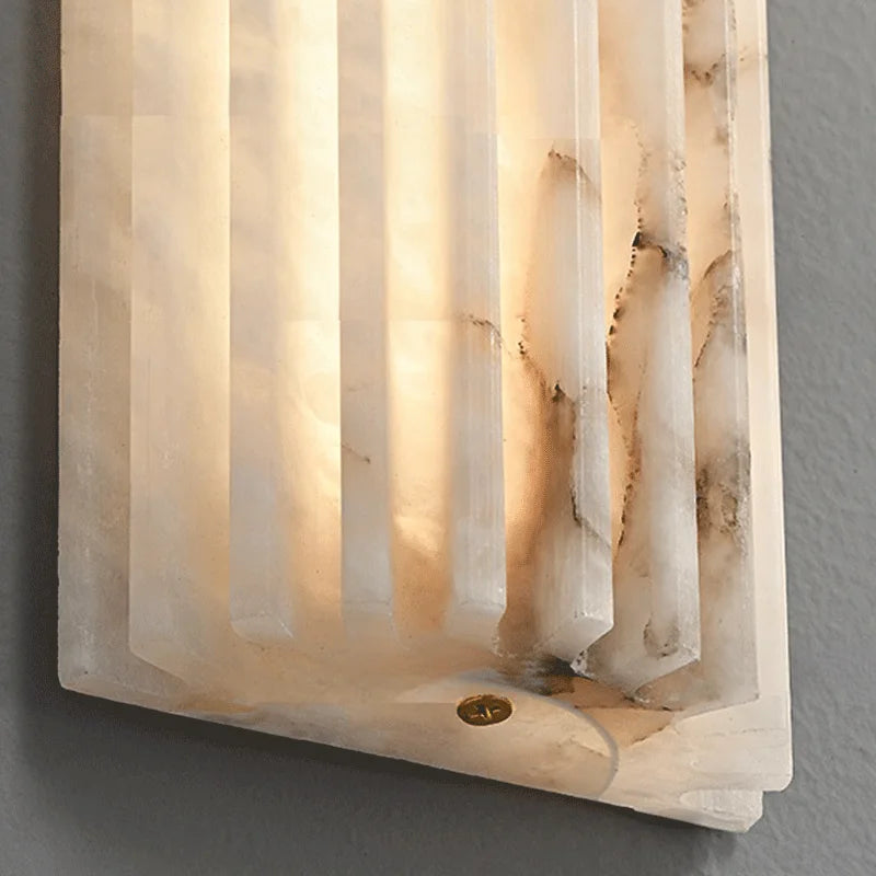 MarbellaLuce Moderne Marmeren Wandlamp - wandlamp - close-up
