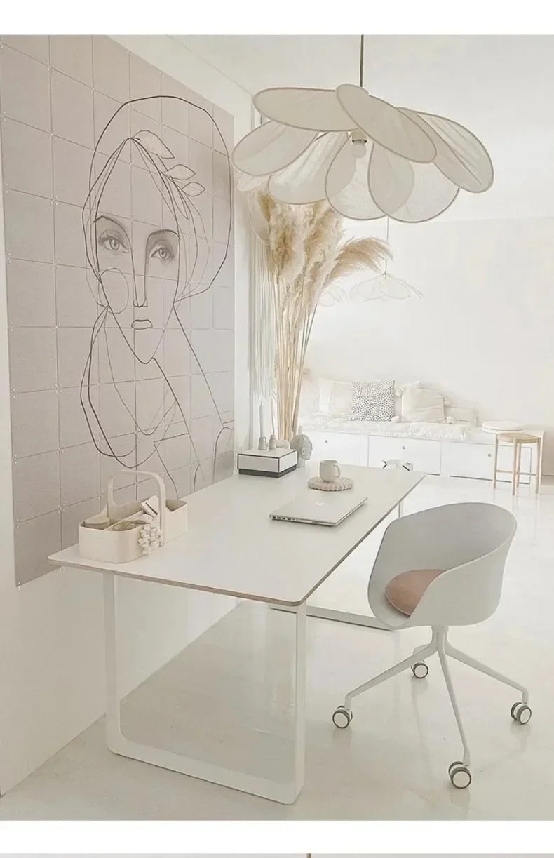 LumaFlora Petal Light – Stoffen Kunst Hanglamp met Kleurrijke Bloembladen - hanglampen - close-up