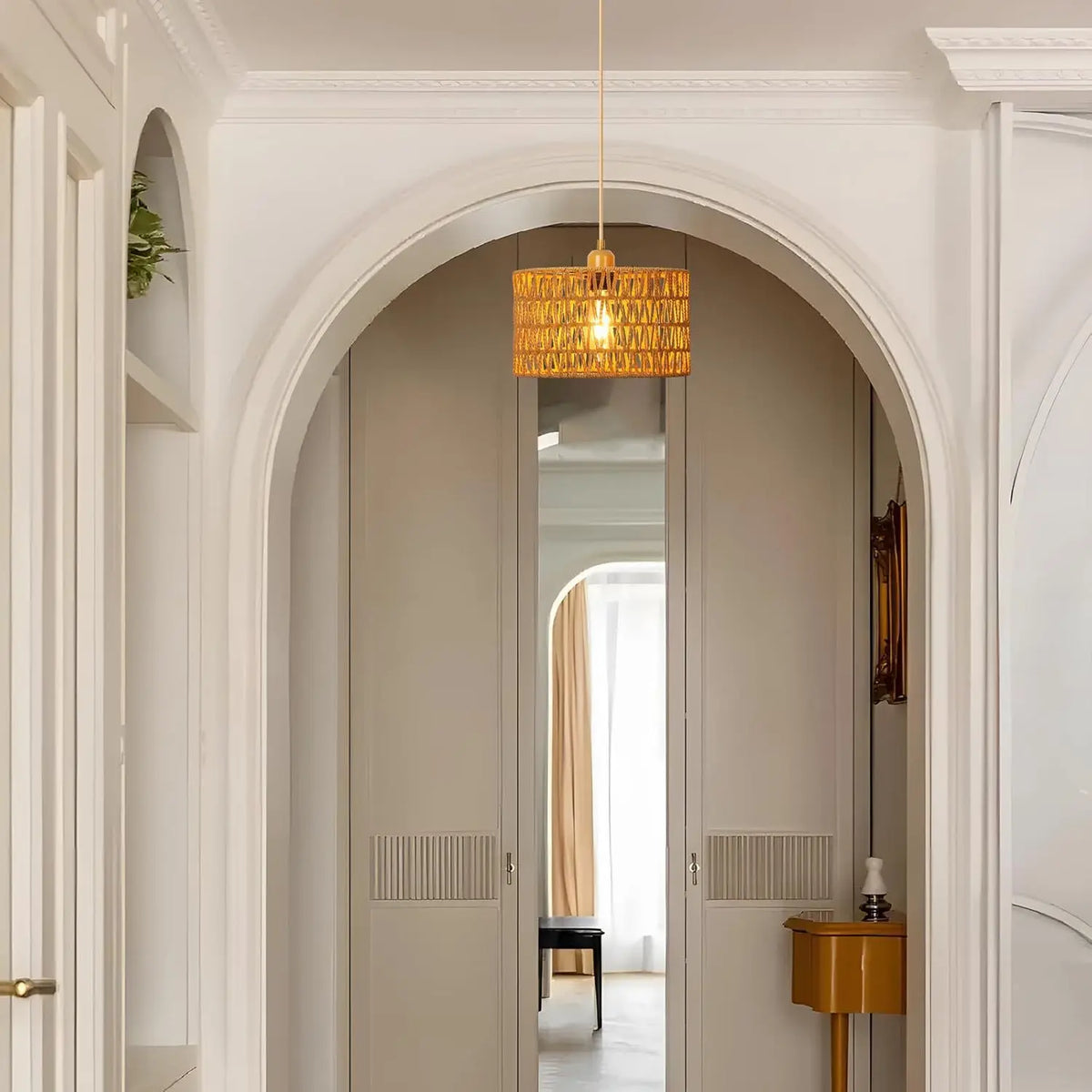 NaturaRiet Rieten Hanglamp – Authentieke Sfeer in een Modern Jasje - hanglampen - afmetingen