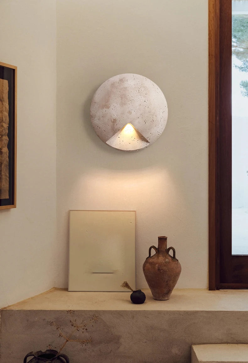 STONELUX ArtaGlow Natuurstenen Wandlamp - wandlamp - afmetingen