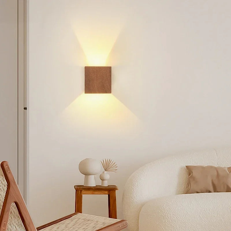 NORDLUM NaturLite LED Wandlamp - wandlamp - zijaanzicht