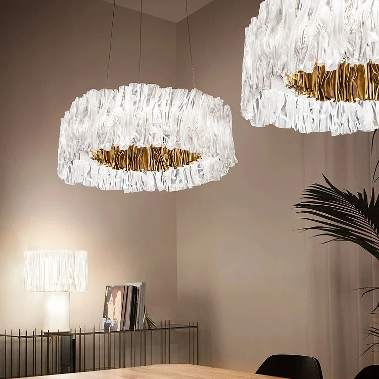 Moderne LED Ring Chandelier - hanglampen