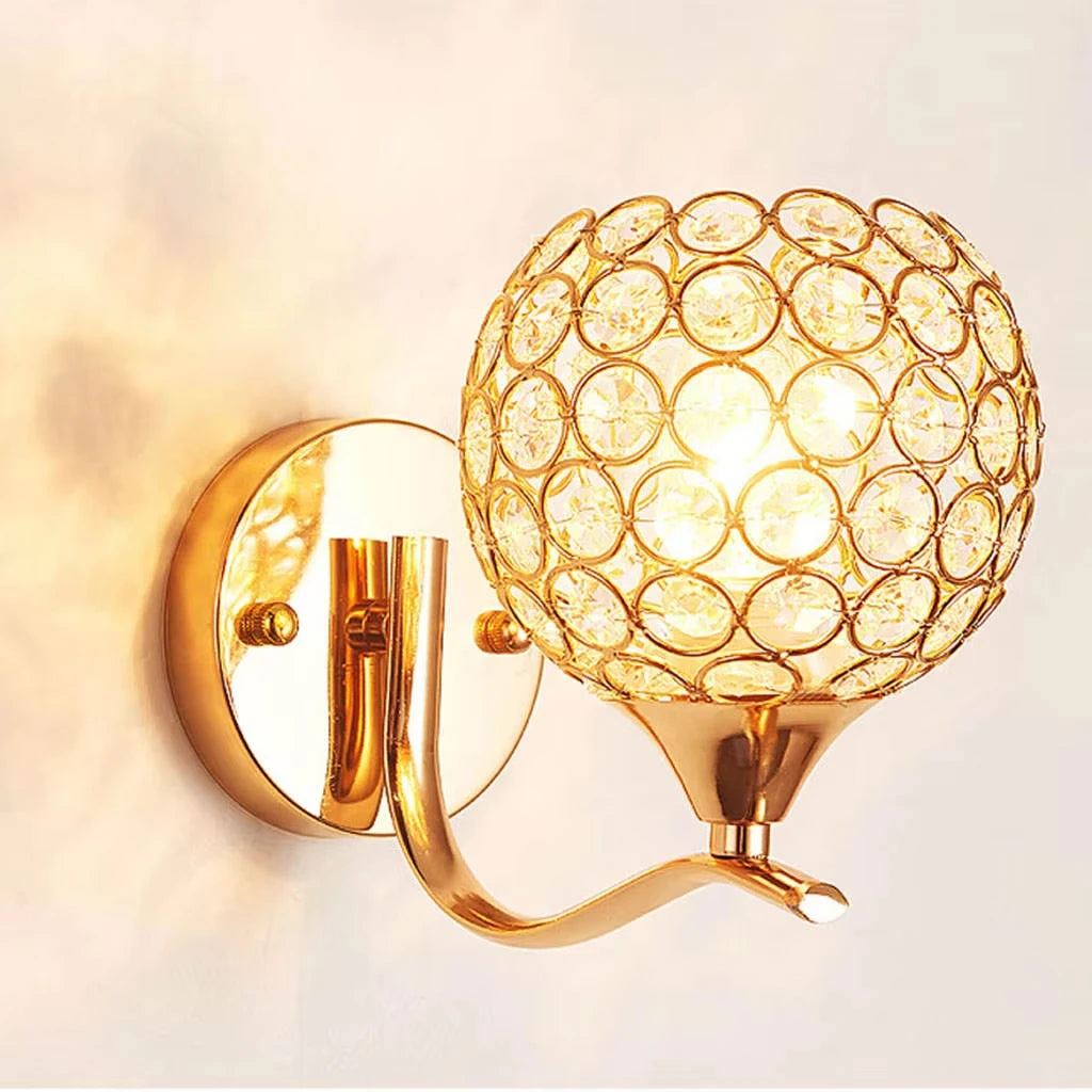 AureliaLux – Moderne Kristallen Wandlamp - wandlamp - materiaaldetail
