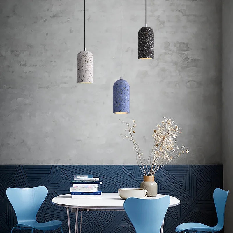 CementoLux – Handgemaakte Cement Hanglamp met LED - hanglampen - detail