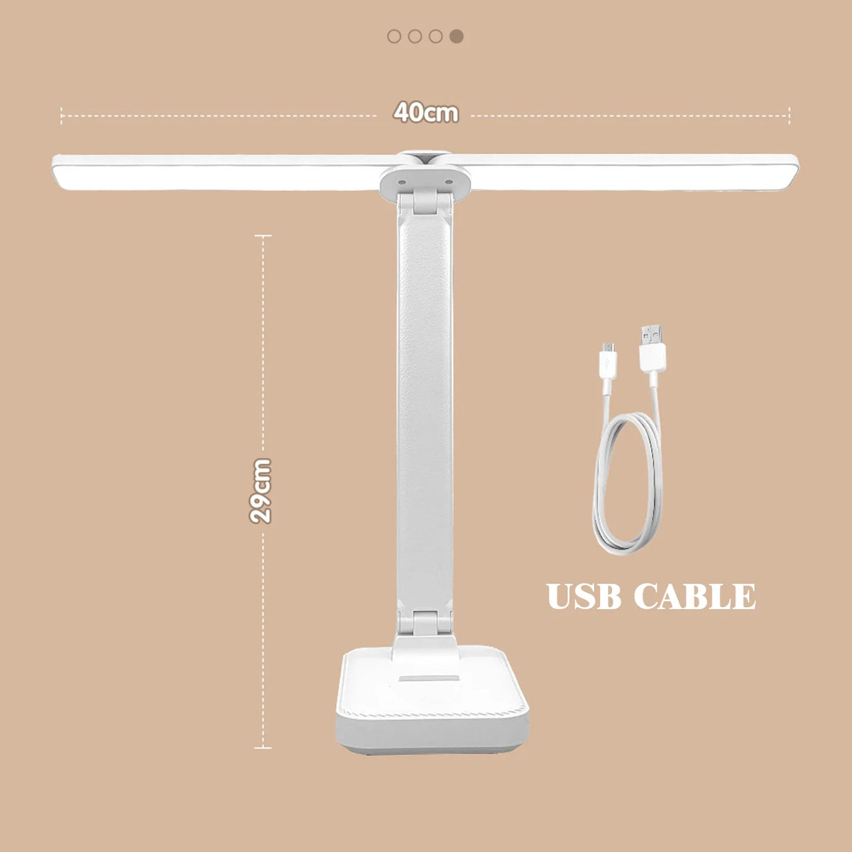 LumoFlex – Oplaadbare LED Bureaulamp met Touchbediening & Vouwbaar Design - tafellampen - sfeerbeeld