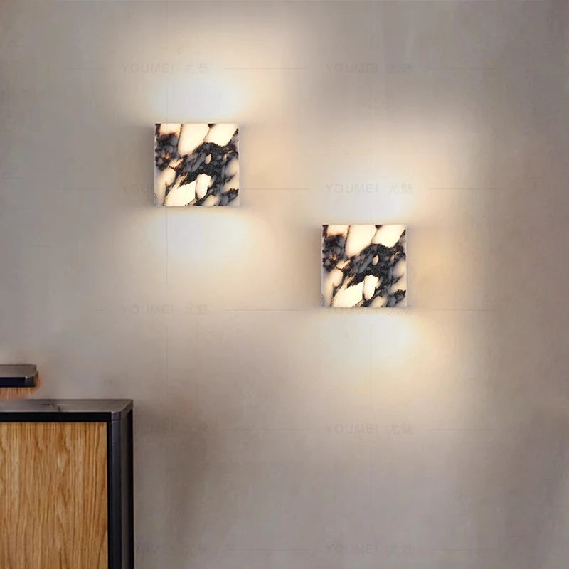 LUMARIS MarbleGlow LED Wandlamp - wandlamp - detail