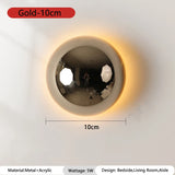 LumiBau Luxury Bauhaus Round Wall Lamp