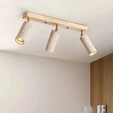 Travertine ceiling lamp