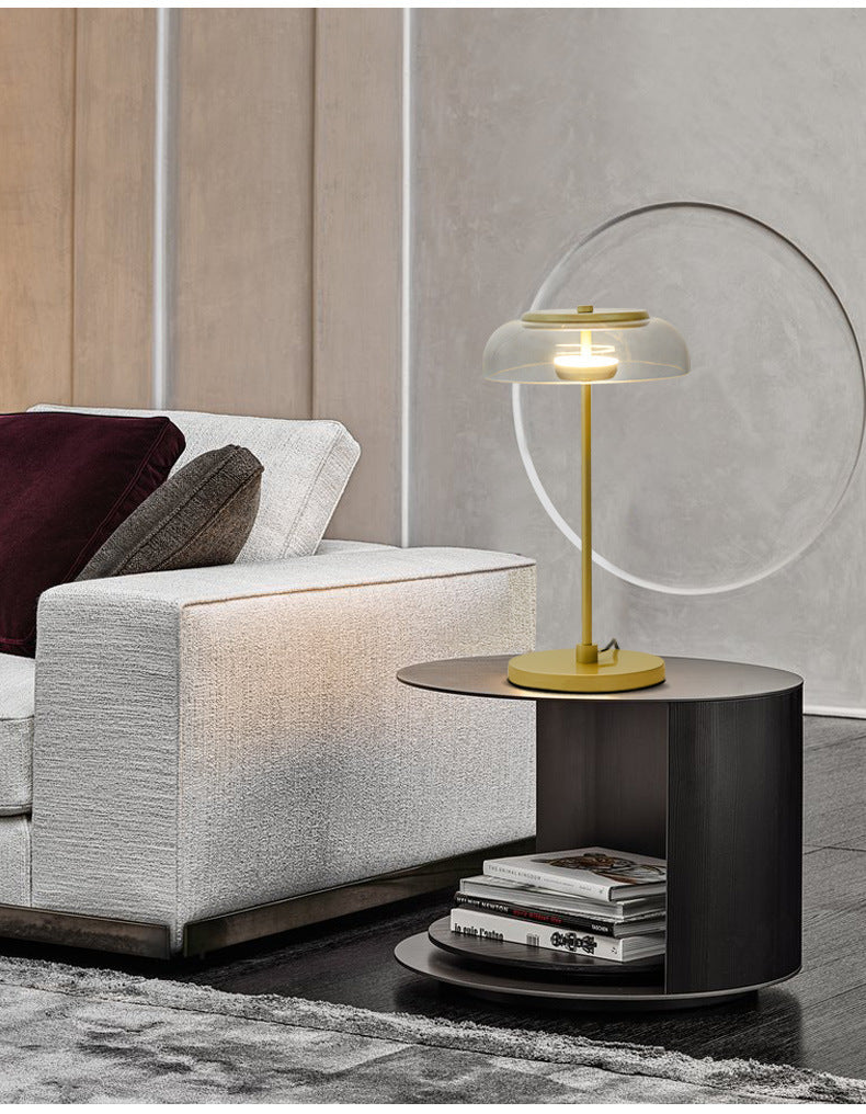 Aurélo – Designer Tafellamp van Glas met LED in Postmoderne Stijl - tafellampen - sfeerbeeld