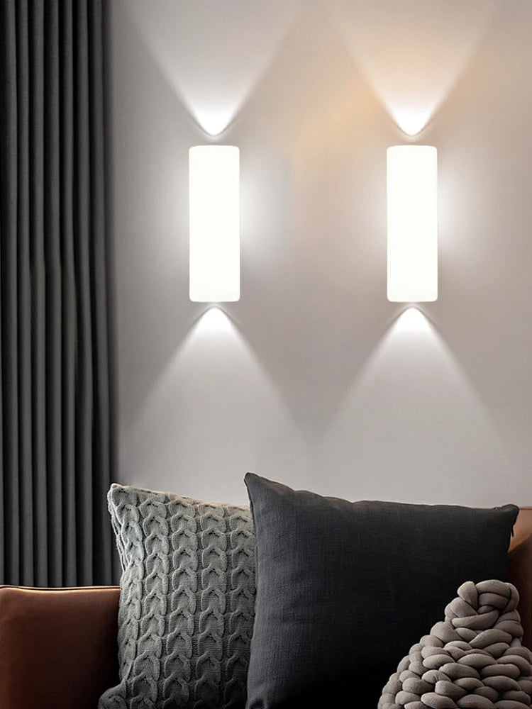 NordiLux LED Wandlamp – Waterdichte Moderne Wandverlichting voor Buiten en Binnen - wandlampen - zijaanzicht