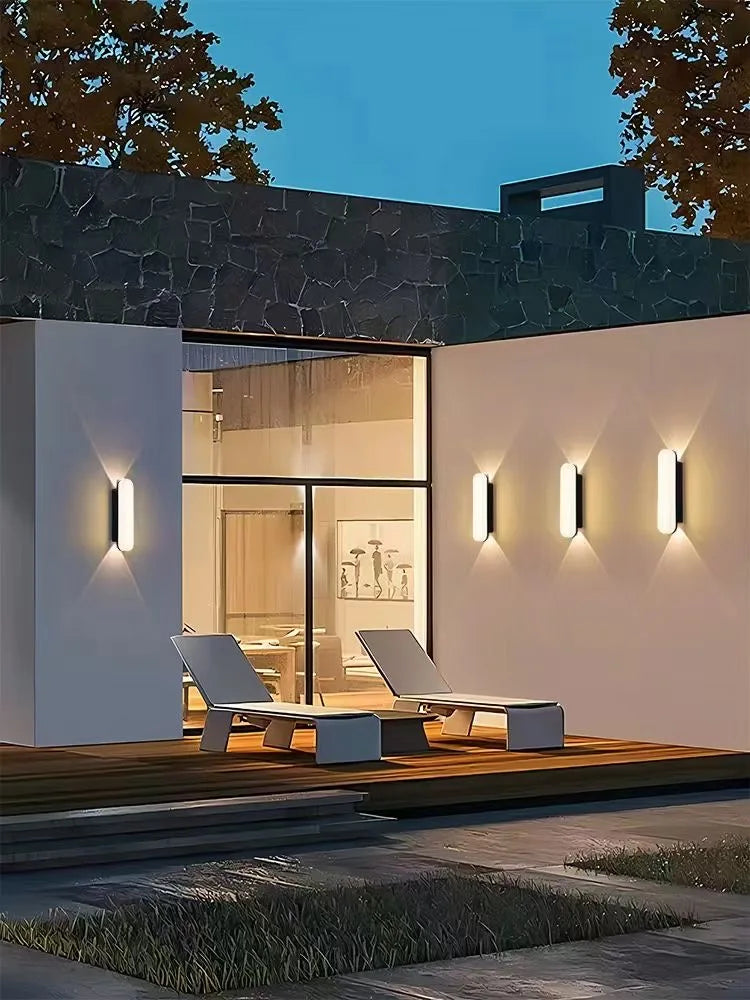 NordiLux LED Wandlamp – Waterdichte Moderne Wandverlichting voor Buiten en Binnen - wandlampen - materiaaldetail