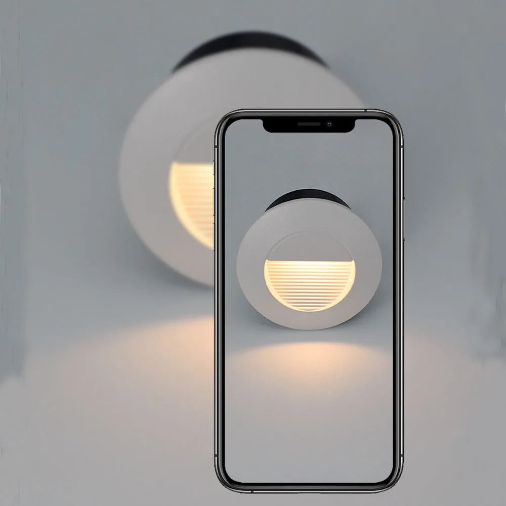 LumoStep Pro – 3W LED Ingebouwde Buiten Wandlamp - wandlamp - in de kamer