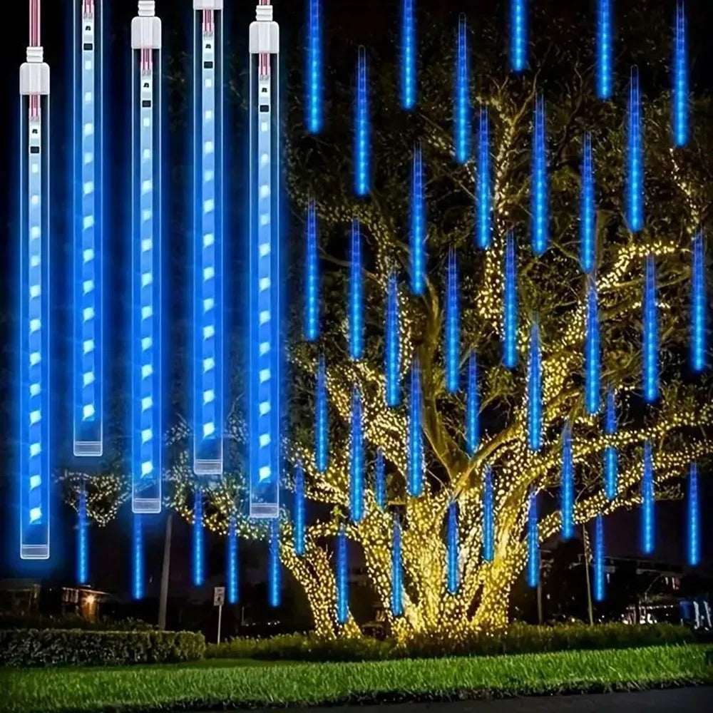 LumiRegen 50cm LED Vallende Sterren Regen-kerstverlichting - buitenverlichting