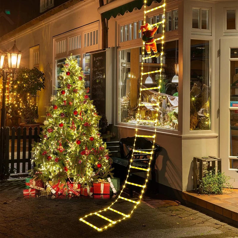 ChristmasLuxe Santa Claus Climbing Rope LED Mood Lighting – 1M / 3M USB String Light